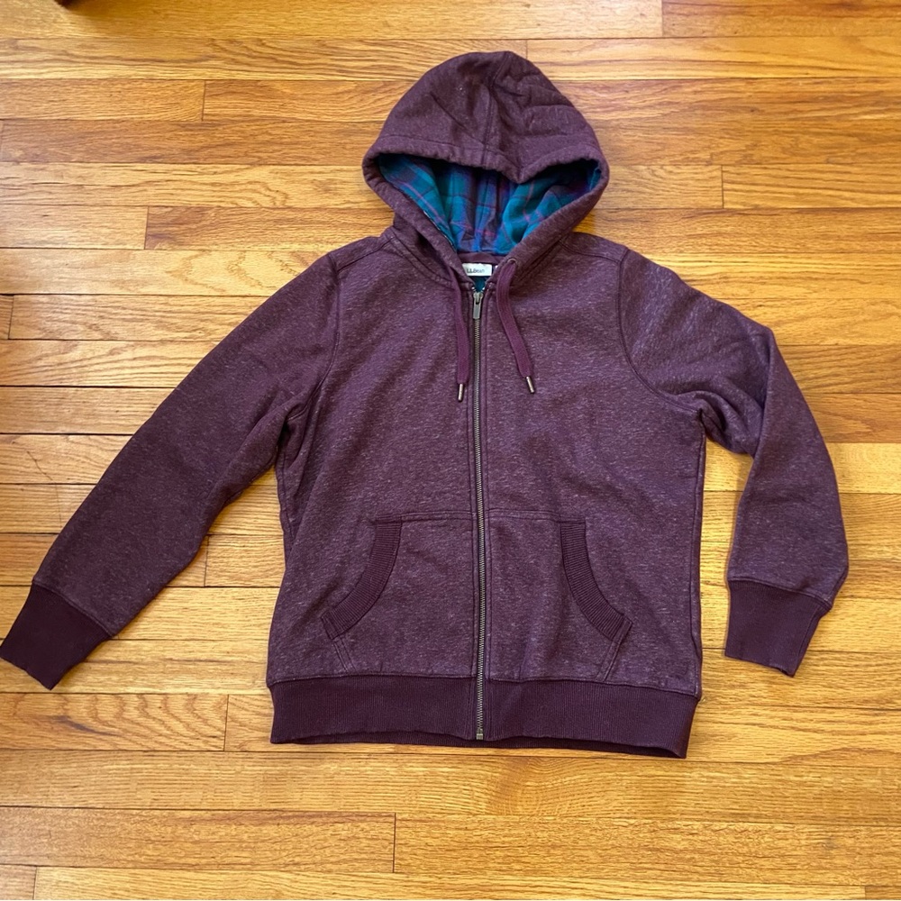 L.L. Bean Purple Hooded Jacket